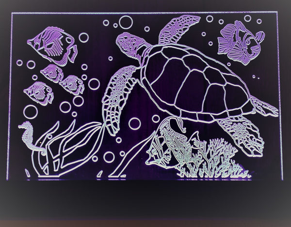Sea Turtle LED Edge Light - Name It Shop