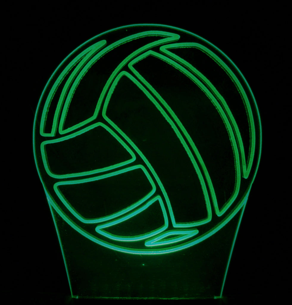 Volleyball Mini LED Acrylic RGB Personalized Lamp - Name It Shop